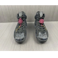 (W) Jordan Black Retro Triple 6 SD DB9818-001 0603